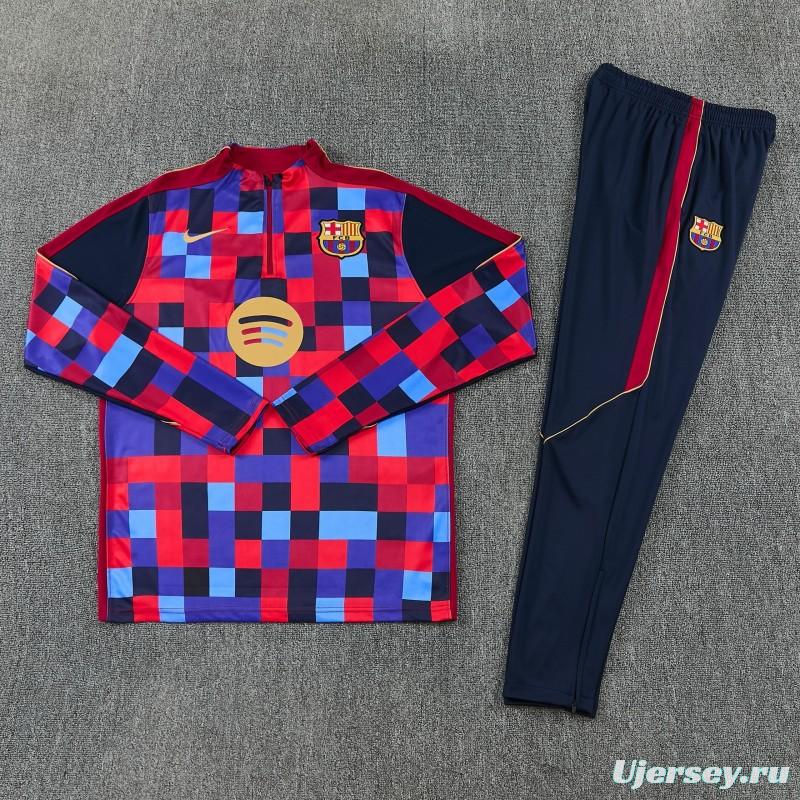 26/26 Barcelona Half Zipper Jacket Tracksuit + Long Pants