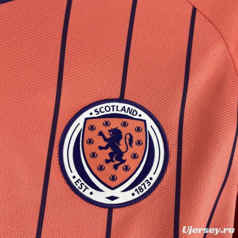 2026 Mens Scotland World Cup Away Long Sleeve Jersey