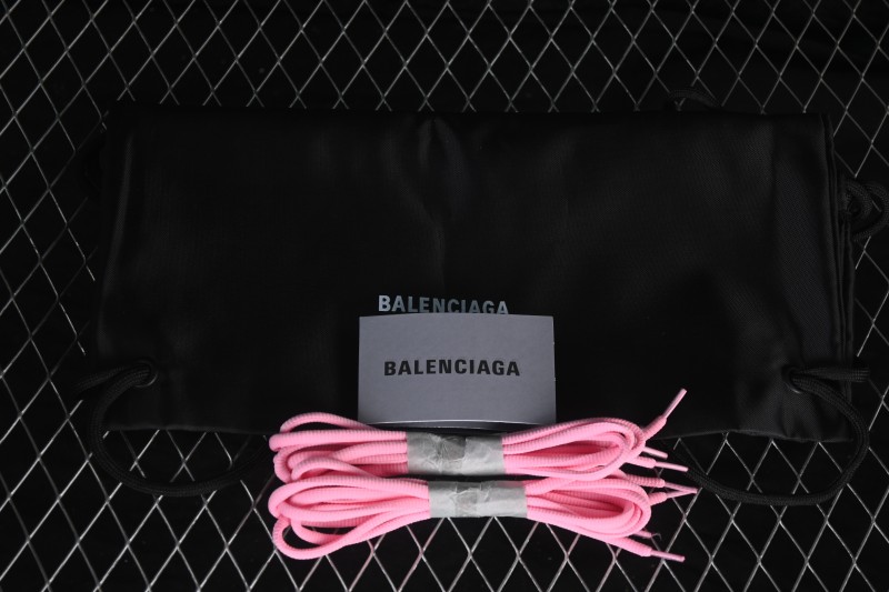 Balenciaga Track Charms Men's Running Shoes with Transparent Heel Strap - WTRCH5000