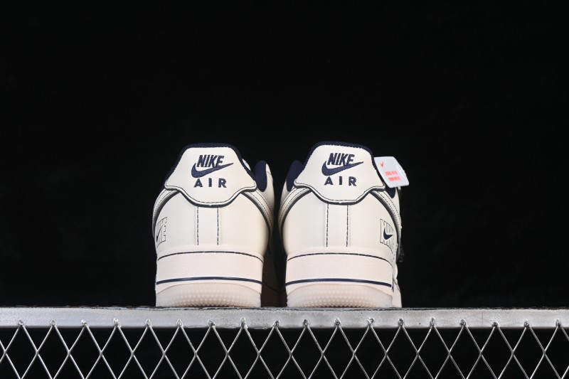 Nike Air Force 1 '07 Low Basketball Shoes with Classic Air-Sole Cushioning and Durable Leather Upper - SM6668-131