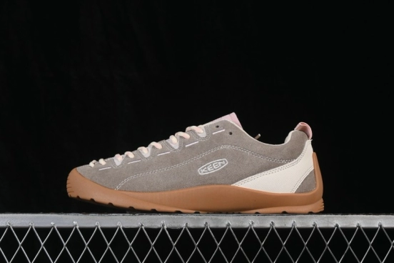 Keen Jasper Retro Street Style Outdoor Shoes with Tiger Camo Rose Pink Design - F.C3