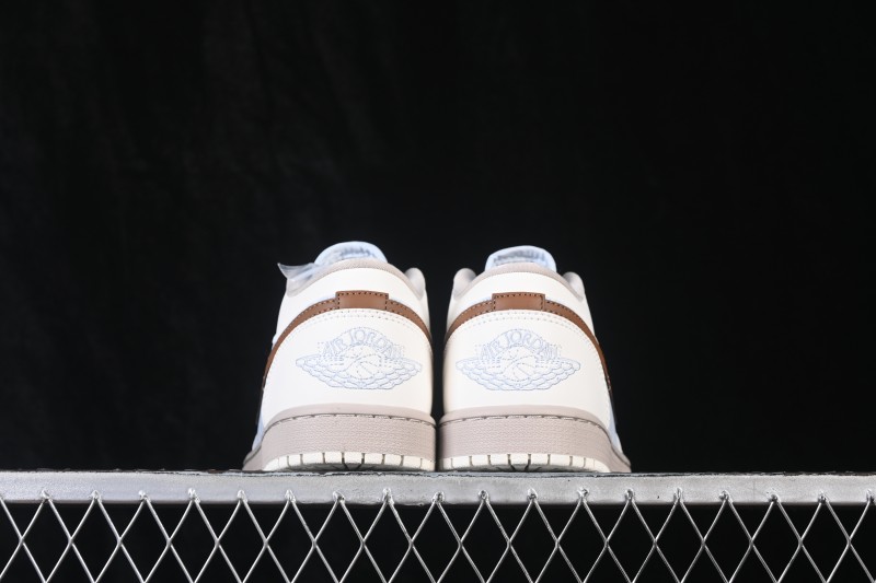 Nike Air Jordan 1 Low Retro Basketball Shoes with Classic Leather and Cushioned Sole - IR7553-422