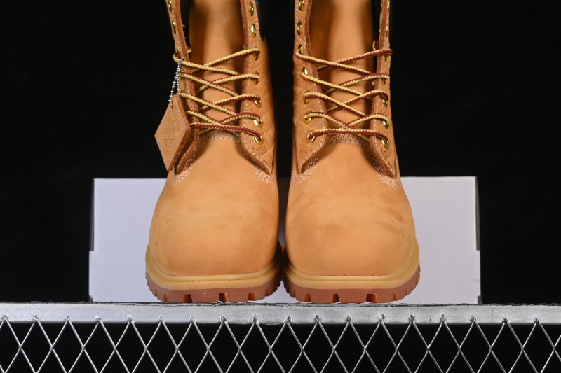 Timberland Premium 6-Inch Waterproof Leather Boots with Thick Sole - TB010061713