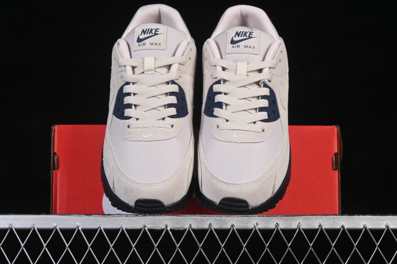 Nike Air Max 90 Retro Running Shoes with Visible Air Cushioning - IB3077-100