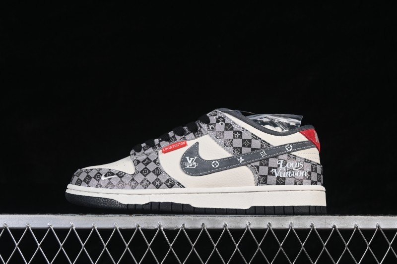 Nike SB Dunk Low Custom Premium Low-Top Skateboarding Shoes - DN3168-033