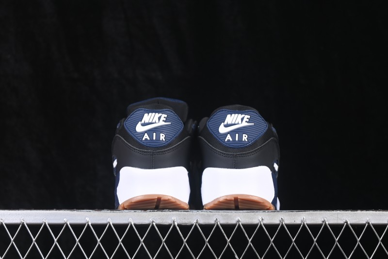 Nike Air Max 90 Retro Running Shoes with Visible Air-Sole Cushion - FB9658-400