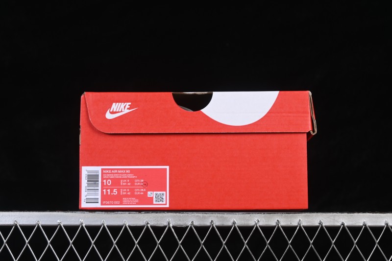 Nike Air Max 90 Retro Running Shoes with Air Cushioning - IF0670-002