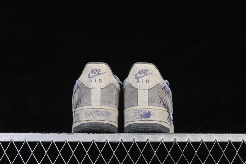 Nike Air Force 1 '07 Low Hand-Painted Band-Aid Sneakers with Retro Distressed Leather - YD2425-066