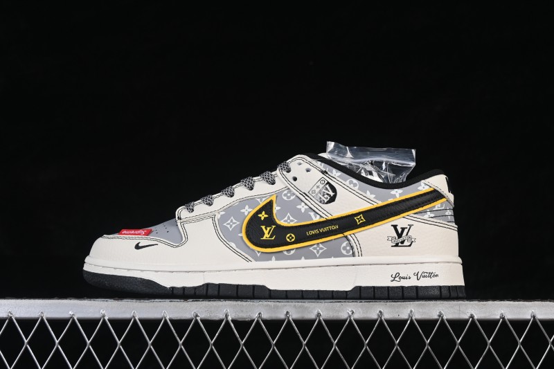 Nike SB Dunk Low LV Collaboration Premium Custom Low-Top Skateboarding Shoes - DN3168-029