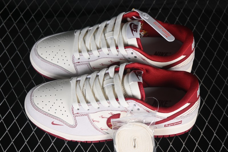 Nike SB Dunk Low Year of the Horse Limited Edition Off-White Premium Low-Top Skateboarding Shoes - JP2026-110