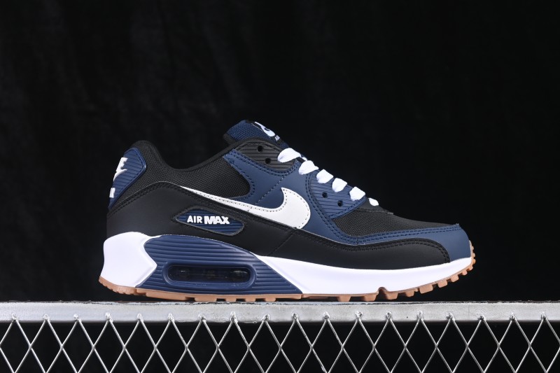 Nike Air Max 90 Retro Running Shoes with Visible Air-Sole Cushion - FB9658-400
