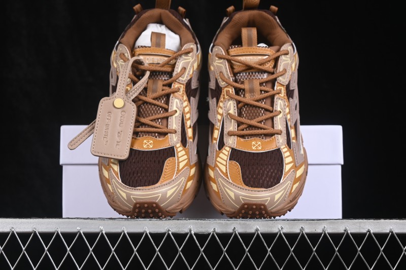Off-White c/o Virgil Abloh Retro Running Shoes with Signature Design - AJF6