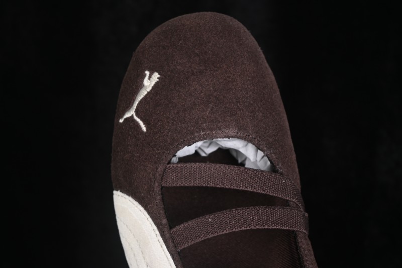 Puma Speedcat Ballet SD Cafe Womens Low-Top Lifestyle Ballet Shoes - 406758-02
