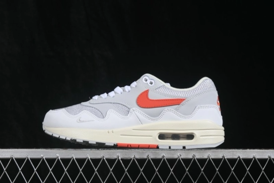 Nike Air Max 1 Retro Running Shoes with Half-Sole Air Cushion - II7055-100