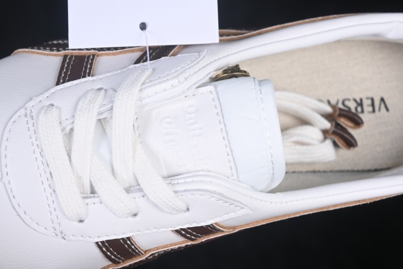 Versace x Onitsuka Tiger Tai-Chi Sakura Lace-Up Flat Low-Top Casual Sneakers - G.C3