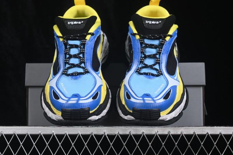 Balenciaga Triple S 2 Gradient Mesh Running Shoes with Multilayer Sole - WTRS24497
