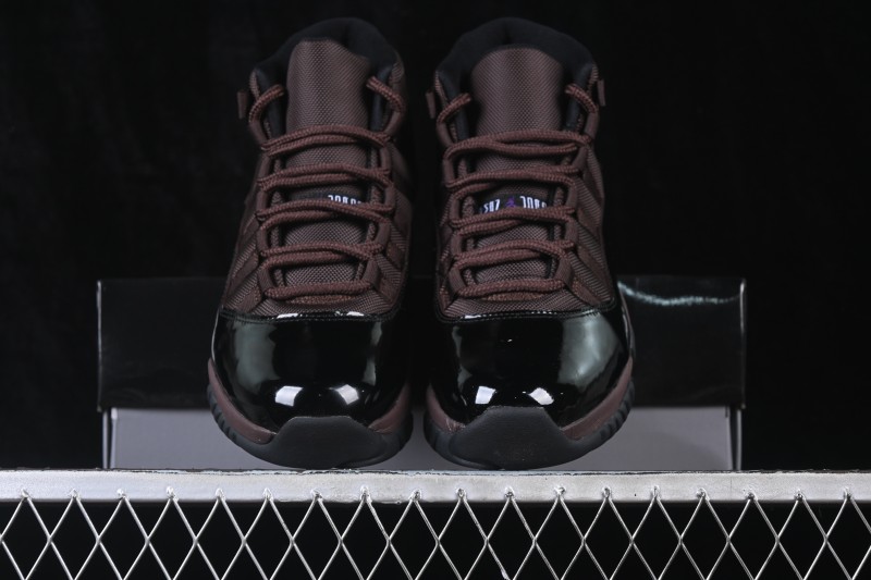 Air Jordan 11 Retro AJ11 Black Brown Basketball Shoes - CT8012-200