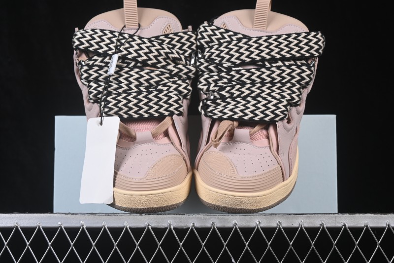 Lanvin Two-Tone Lace-Up Low-Top Lifestyle Casual Shoes - AJE5