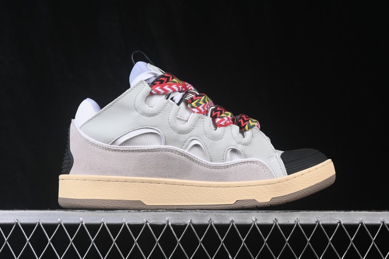 Lanvin Two-Tone Lace-Up Low-Top Lifestyle Casual Shoes - AJE5