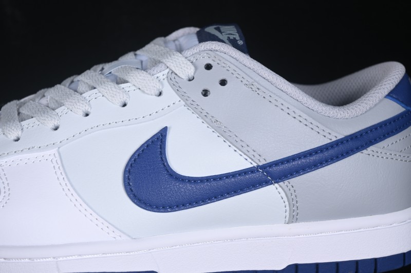 Nike SB Dunk Low White Grey Blue Low-Top Casual Skate Shoes - HF5441-118