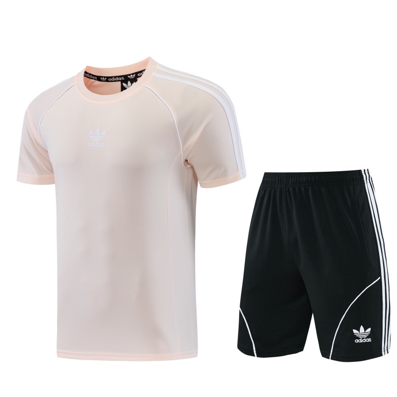 26/27 Adidas AD15 Pink Short Sleeve+Soccer Shorts