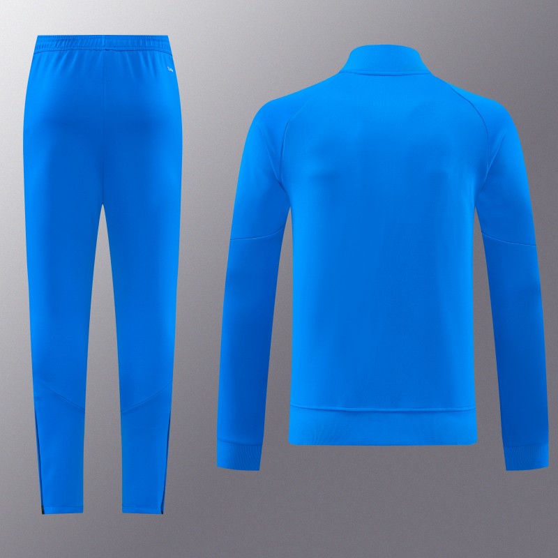 26/27 Air Jordan  Bright Blue Full Zipper Jacket + Long Pants