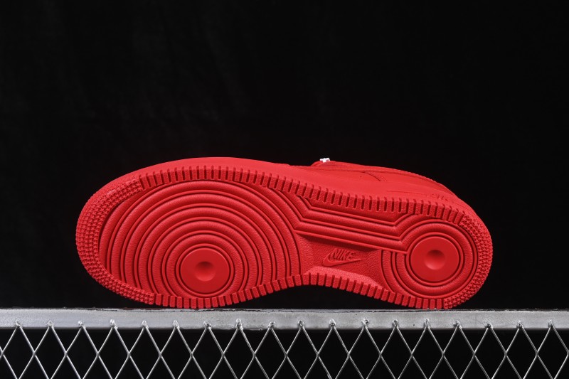 Nike Air Force 1 '07 Low Bright Crimson Casual Sneakers - CW6999-600