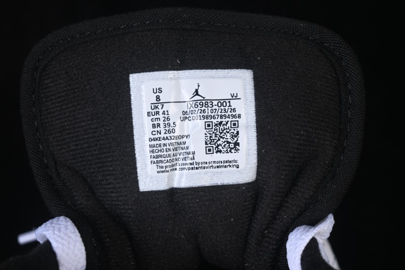 Nike Air Jordan 1 Low AJ1 Black White Panda Retro Culture Basketball Shoes - IX6983-001