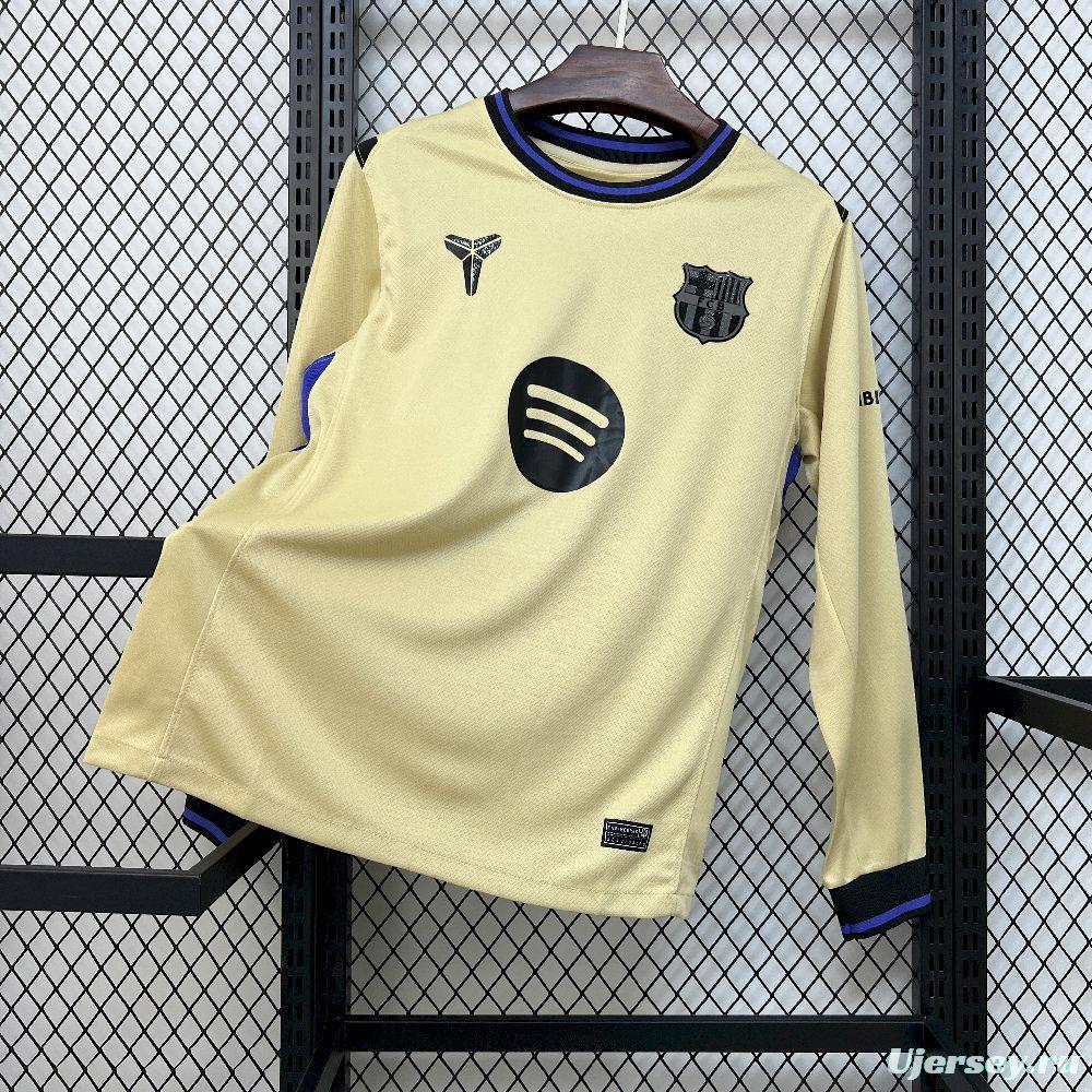 2025/26 Mens Barcelona Away Long Sleeve Jersey