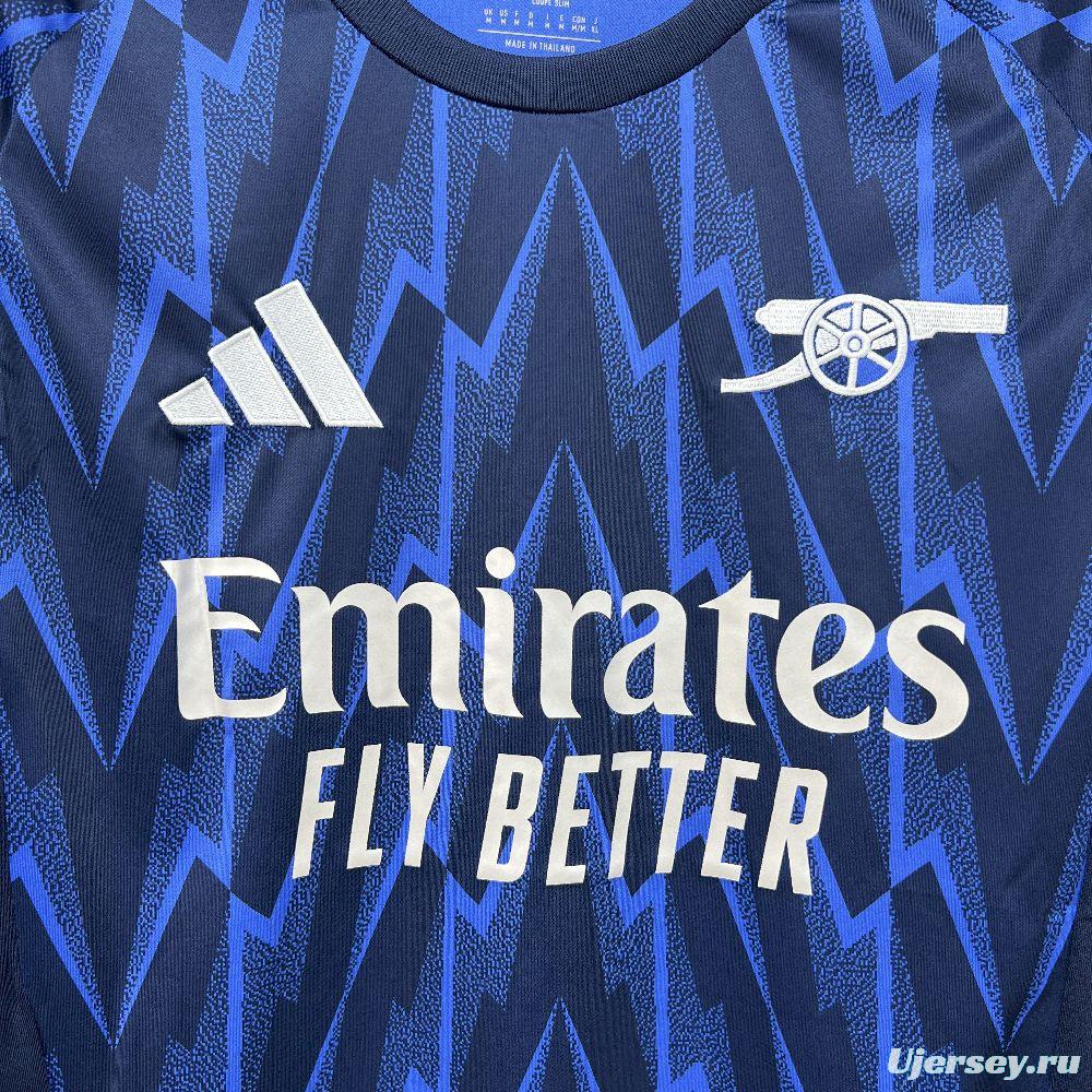 2025/26 Mens Arsenal Away Long Sleeve Jersey