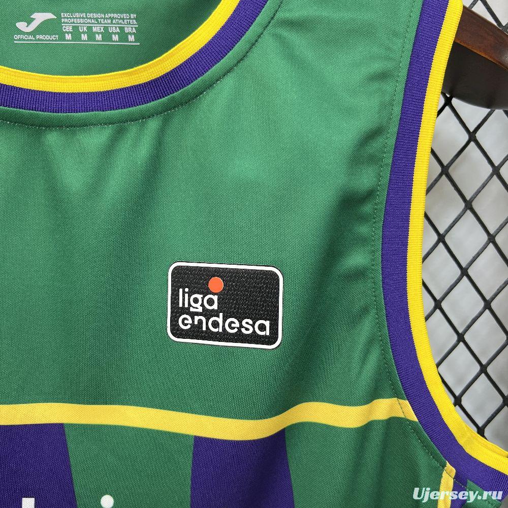 2025/26 Mens Malaga Baloncesto Home Basketball Jersey