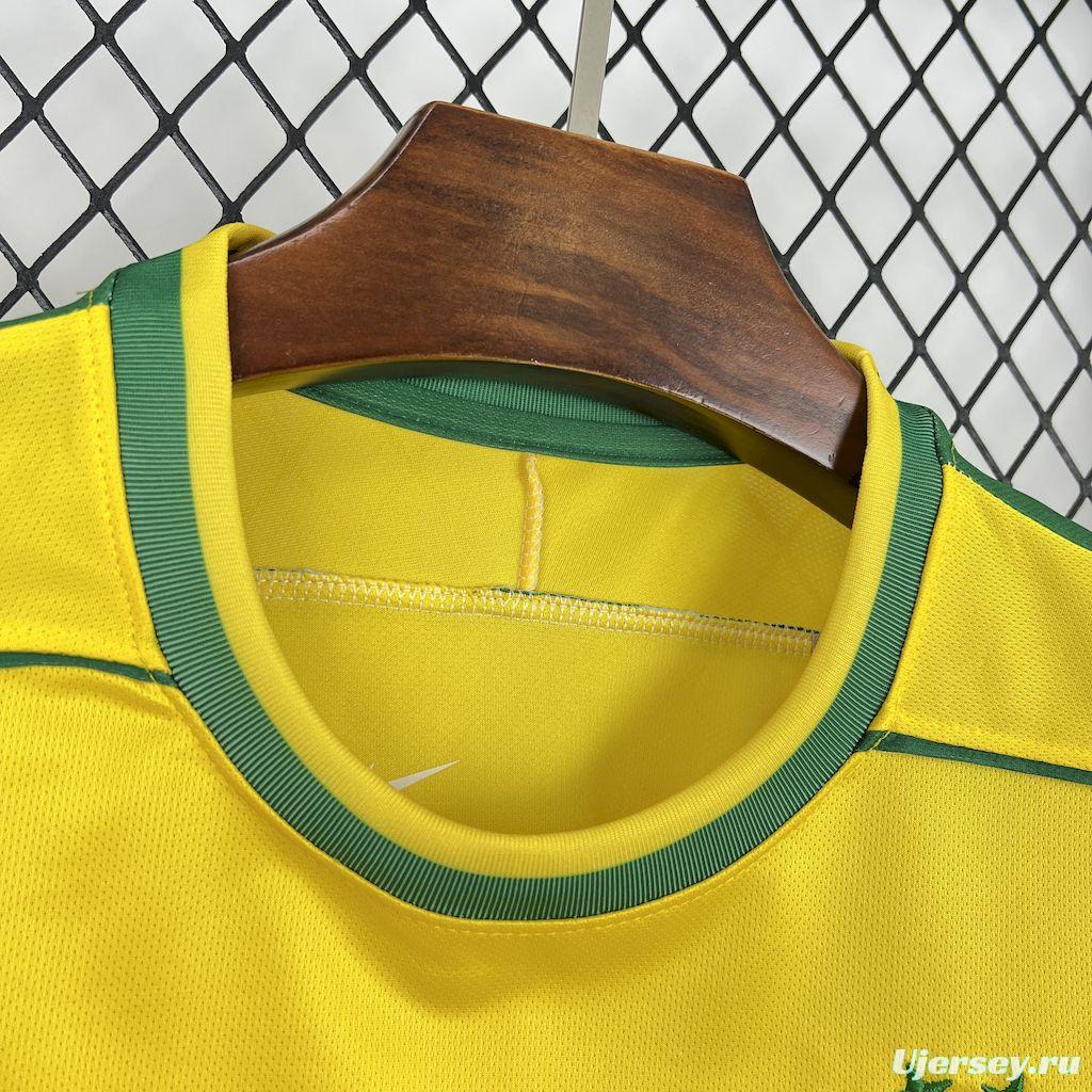 1998 Retro Brazil X Soldier Home Jersey