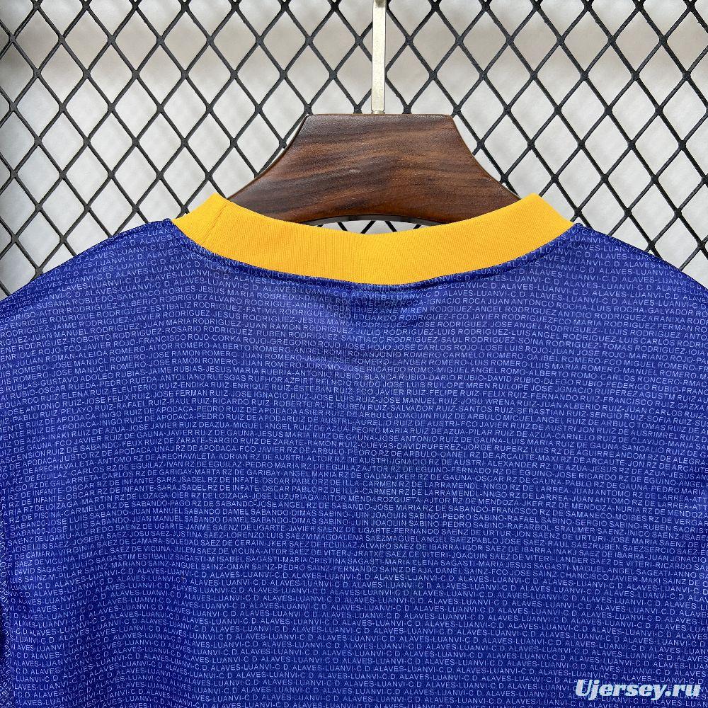 2000/01 Retro Deportivo Alaves Champions League Final Jersey