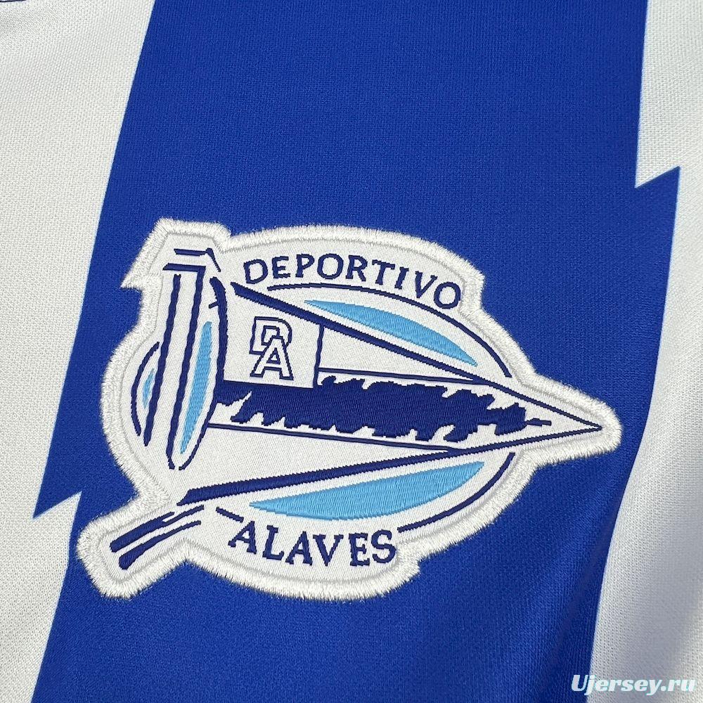 2011/12 Retro Deportivo Alaves Home Jersey