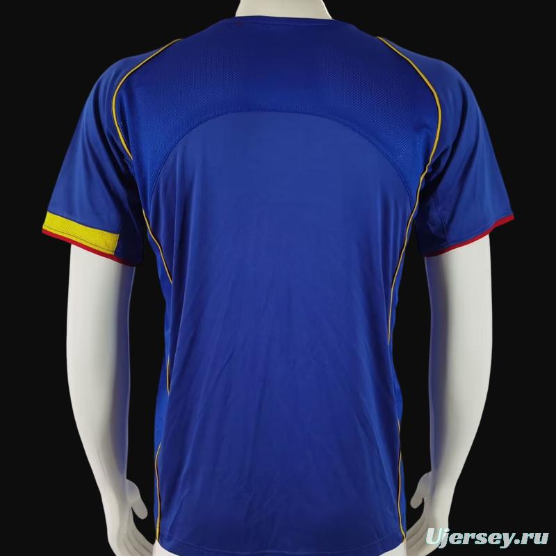 Retro 04/05 Arsenal Away Blue Jersey