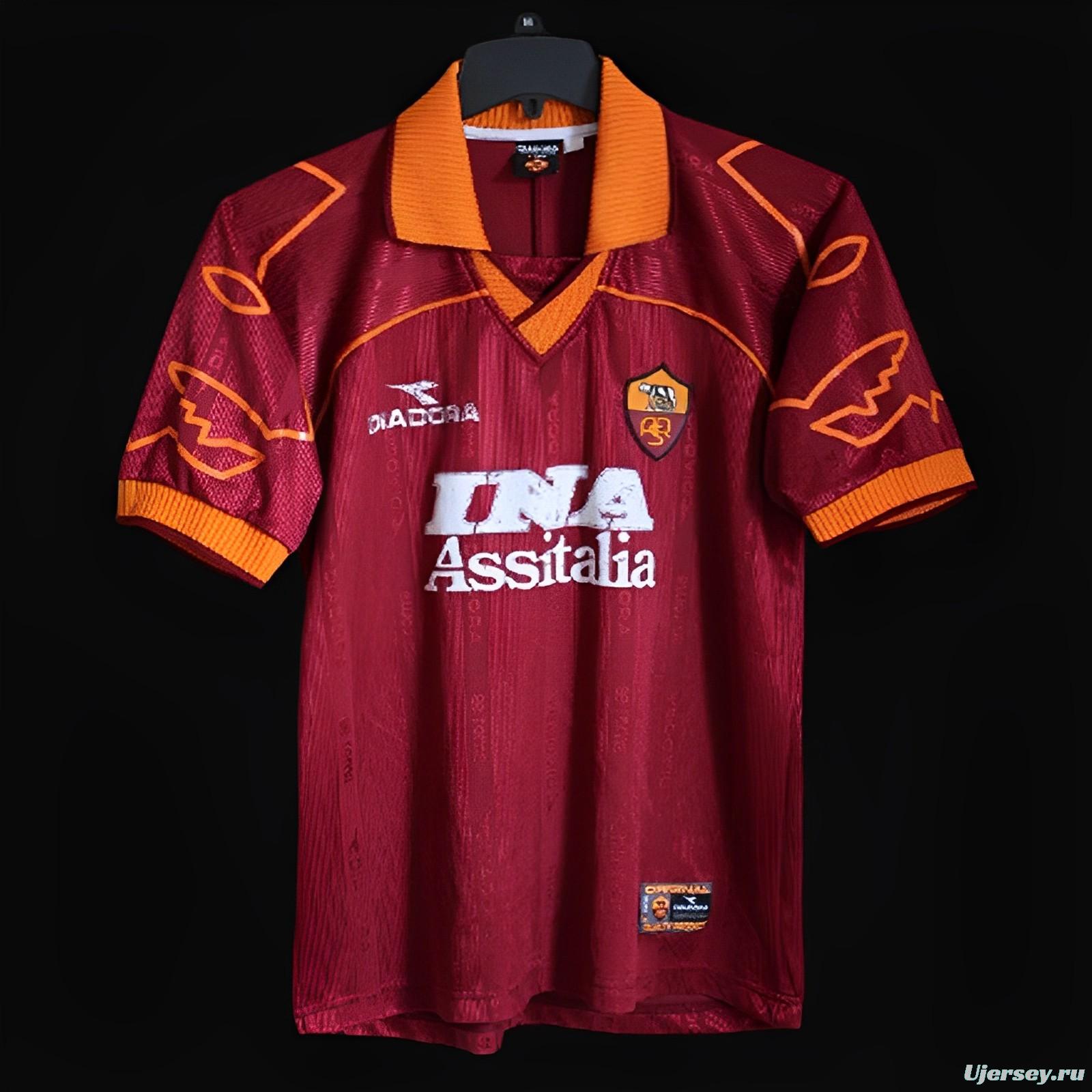 Retro 99/00 AS Roma Home Jersey