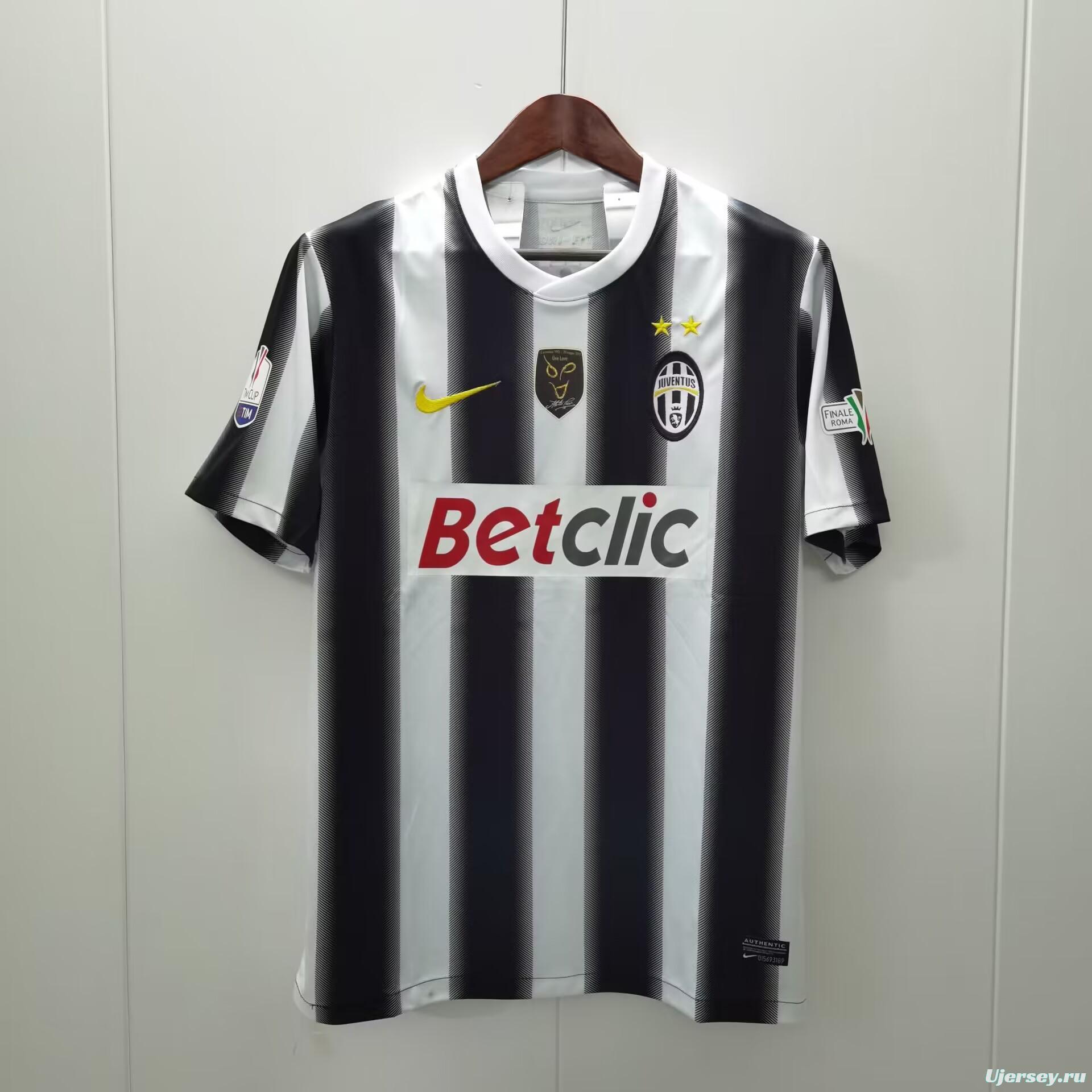 Retro 10/11 Juventus Home Jersey With Full Patches