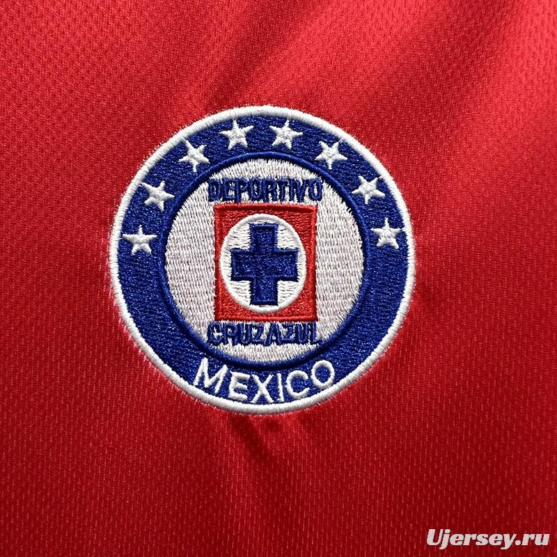 Retro 96/97 Cruz Azul Third Red Jersey