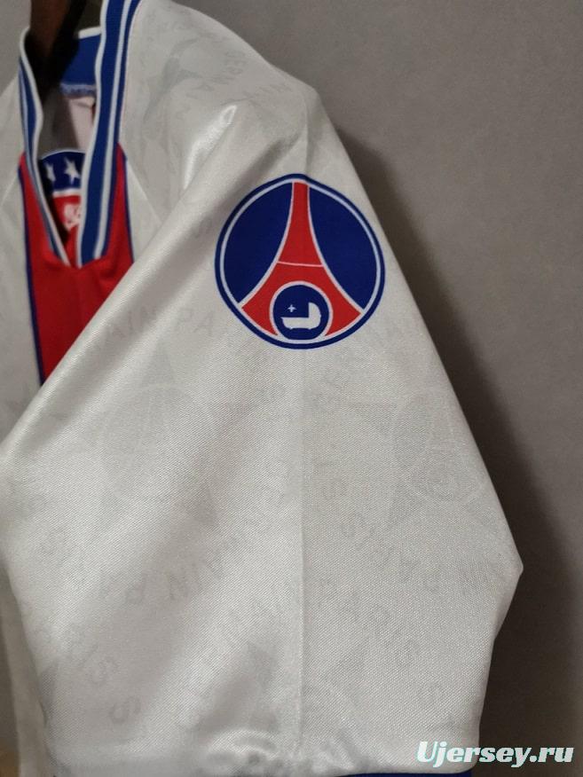 Retro 94/95 PSG White Away Jersey