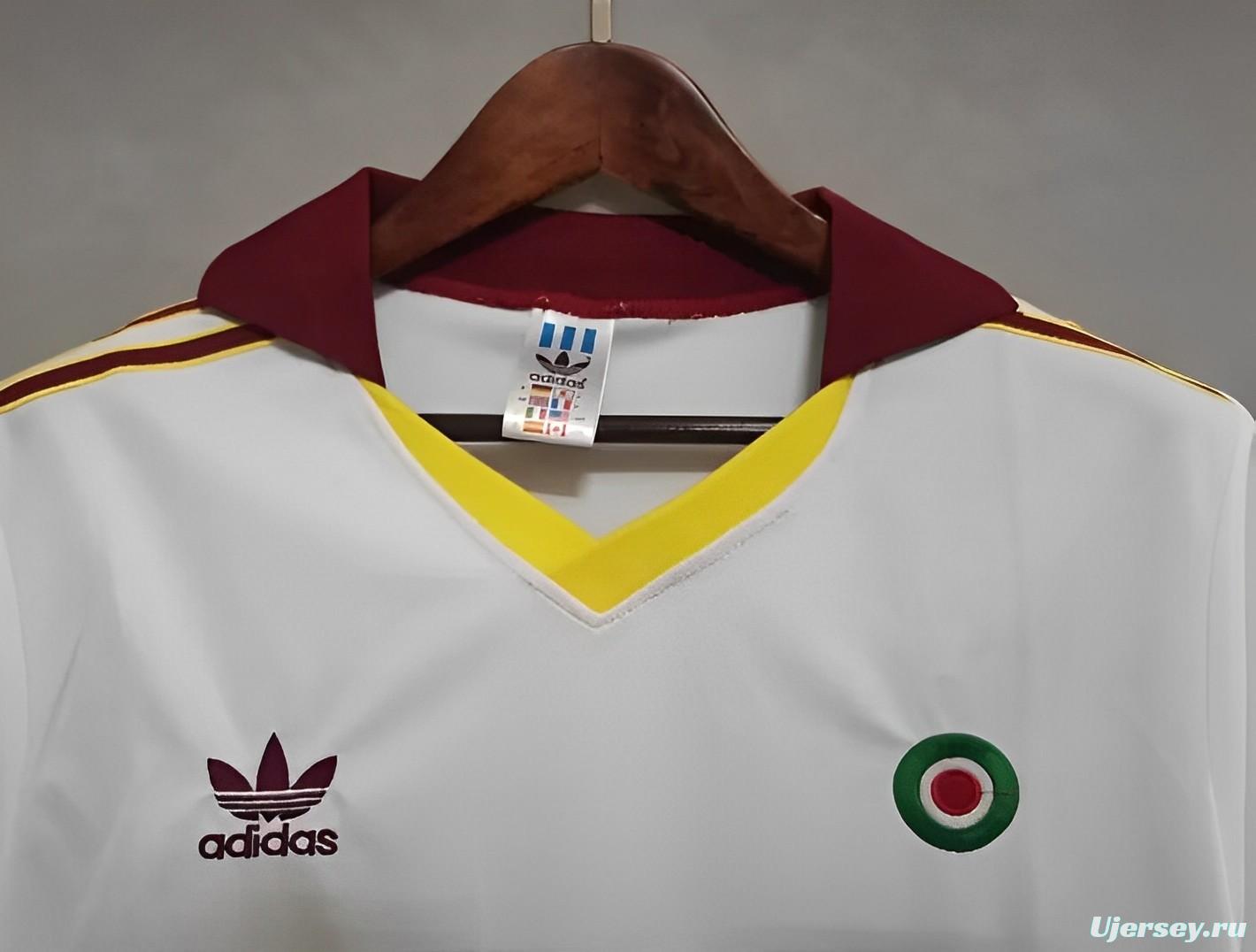 Retro 91/92 Roma Away White Jersey