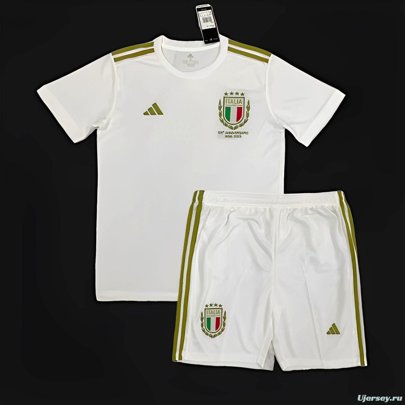 2023 Kids Italy 125 Anniversary Away White Jersey