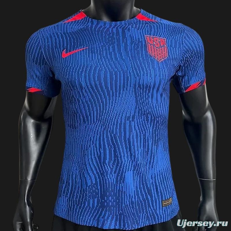 Player Version 23/24 USA Away Blue Jersey