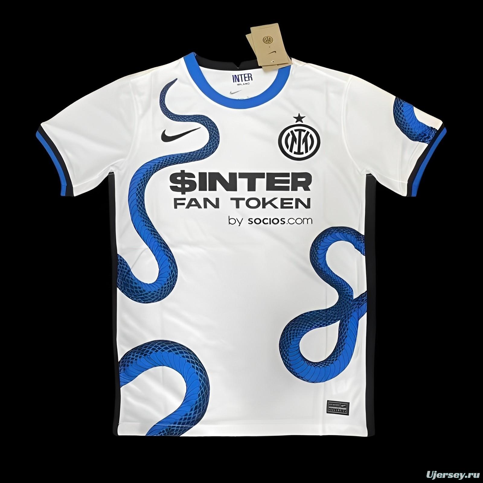 Retro 21/22 Inter Milan White Jersey