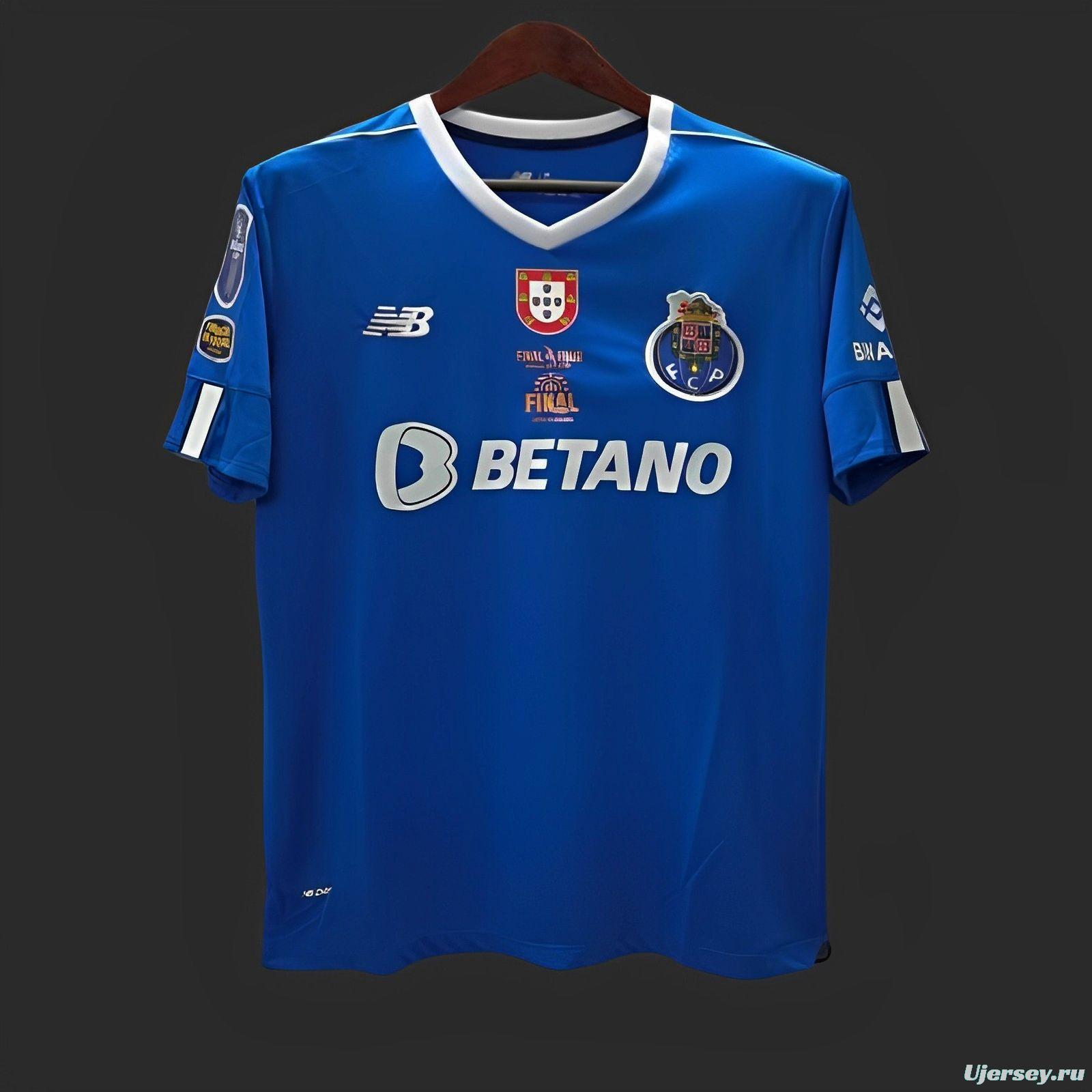 22/23 Porto Home Final Four Allianz Cup Jersey With Full Patch