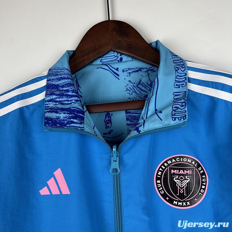 23/24 Inter Miami Blue Reversible Full Zipper Jacket