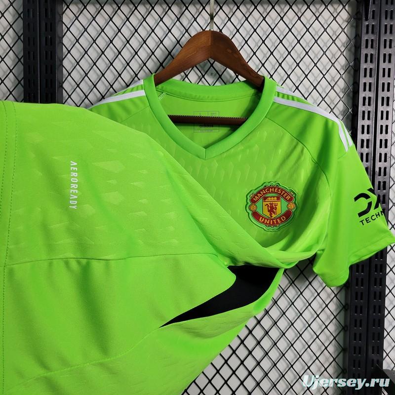 23/24 Manchester Untied Green Goalkeeper Jersey