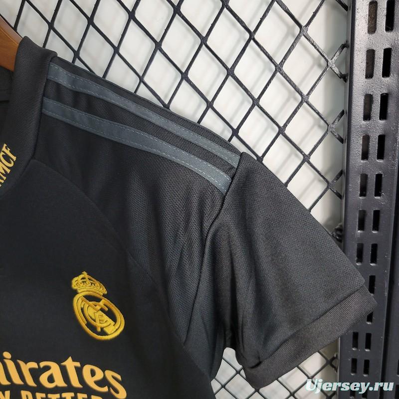 23/24 Kids Real Madrid Third Black Jersey