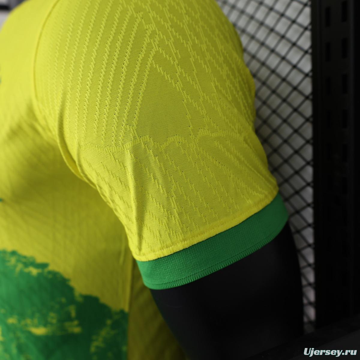 Player Version 2023 Brazil Yellow Special Jersey