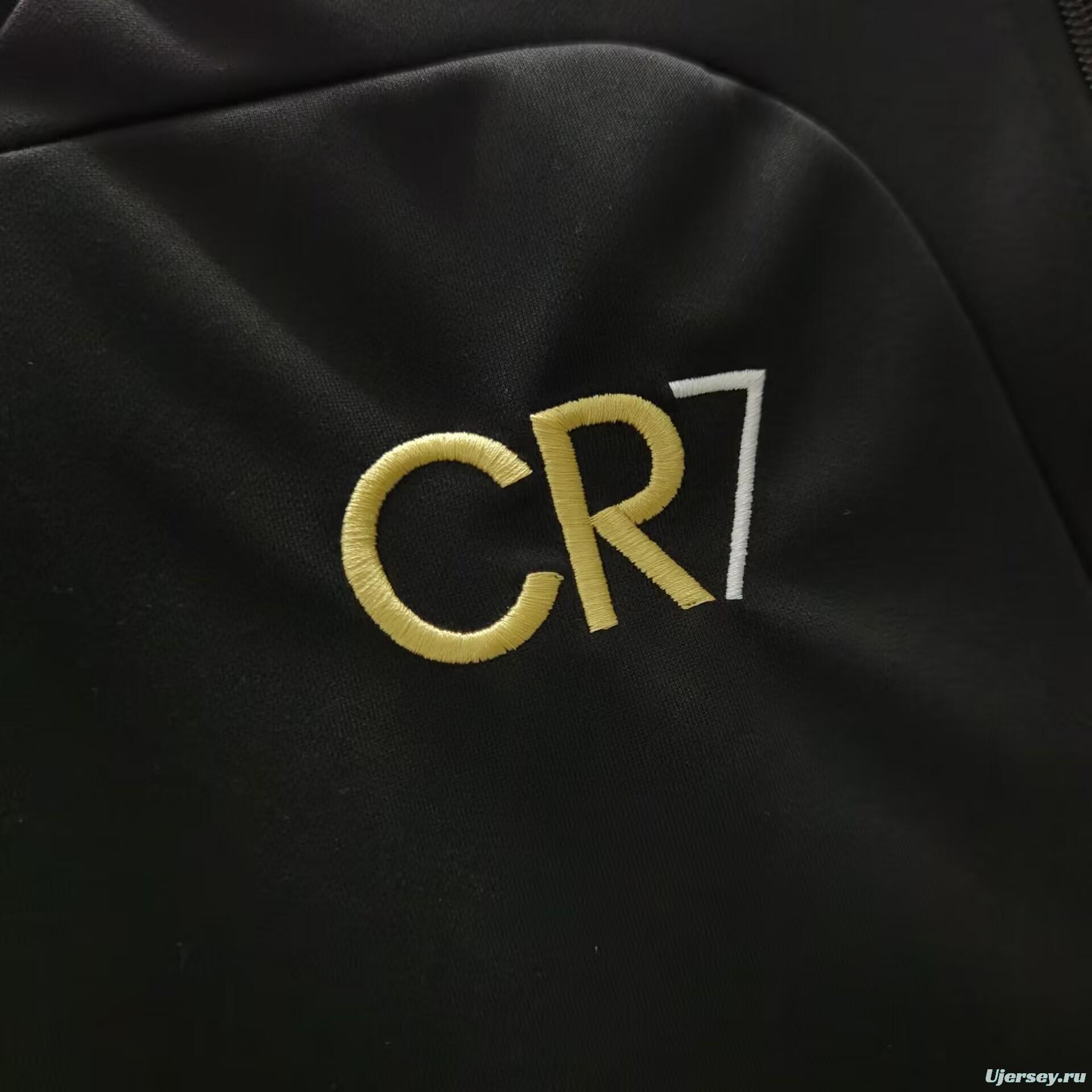 23/24 Sporting Lisbon CR7 Black Full Zipper Jacket