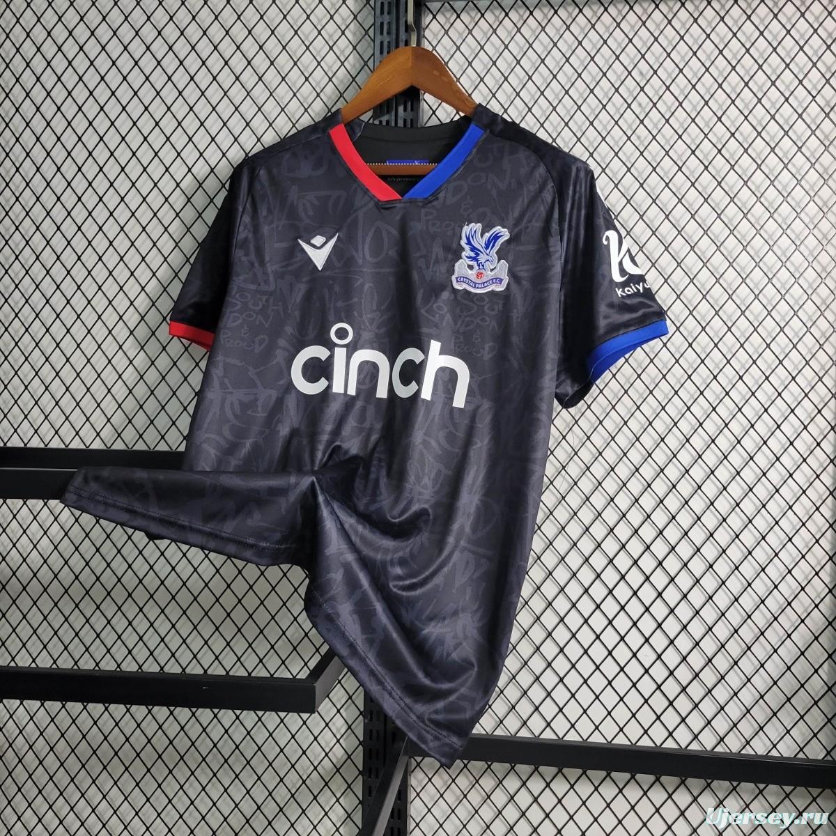 23/24 Crystal Palace Third Black Jersey